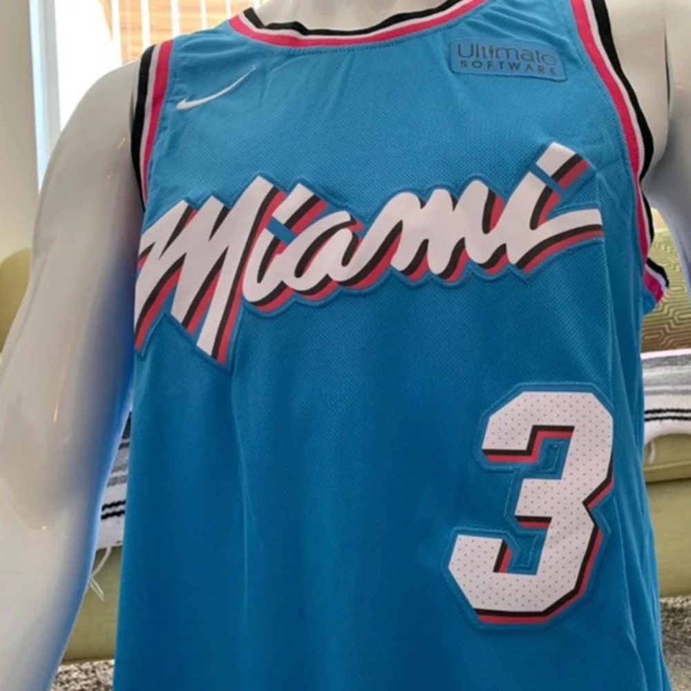 Dwayne Wade Miami Heat Vice Blue XL Jersey